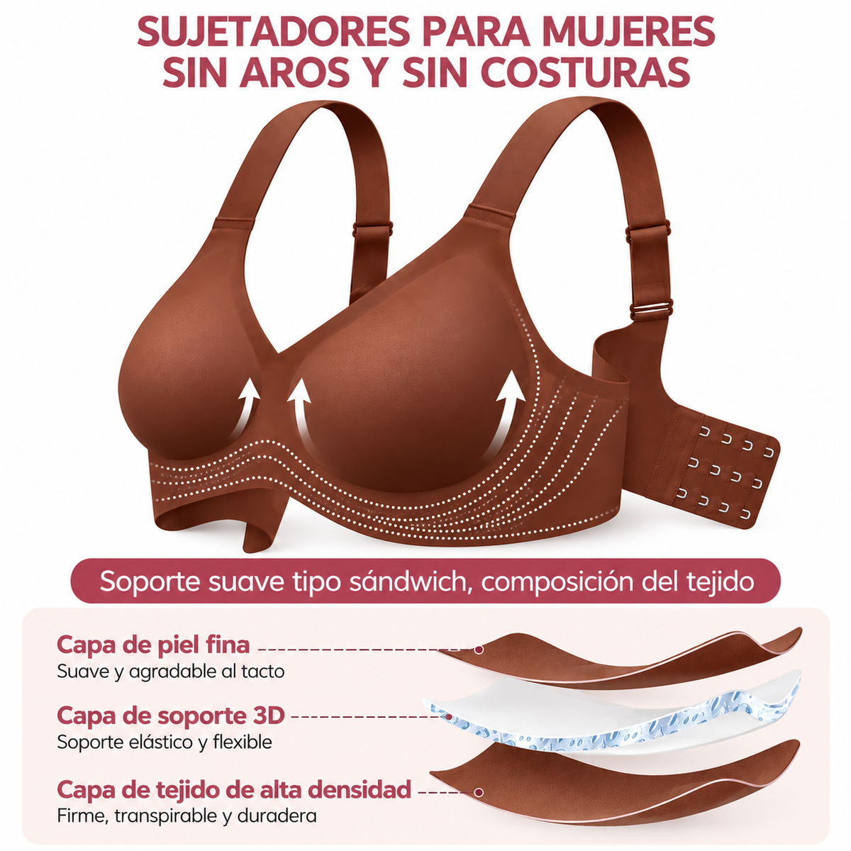 Sutilia® - Sujetador Invisible Sin Costuras